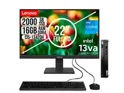 Falabella COMPUTADOR TINY INTEL CORE I5-13420H SSD 2TB RAM 16GB 21.5 FHD S22-4e oferta