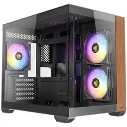 Falabella Chassis PC Antec CX600M WOOD Negro con Madera Natural Vidrio Templado y ARGB Estable oferta