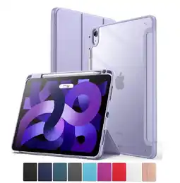 Falabella Estuche Protector Smart Clear Para iPad Air 10.9 4a y 5a Gen - Morado oferta