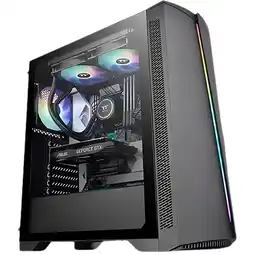 Falabella CAJA ATX H350 TG / 2 COOLER / VIDRIO TEMPADO /NEGRO RGB oferta
