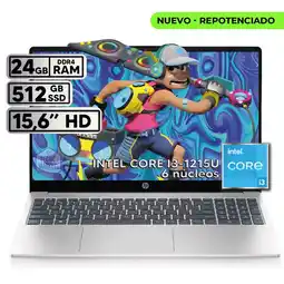 Falabella PORTATIL INTEL CORE I3 1215U 24 GB RAM 512 GB SSD PANTALLA 15,6 FHD SILVER oferta