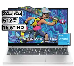 Falabella PORTATIL INTEL CORE I3 1215U 24 GB RAM 512 GB SSD PANTALLA 15,6 FHD SILVER oferta