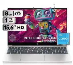 Falabella PORTATIL INTEL CORE I3 1215U 8 GB RAM 1 TB SSD PANTALLA 15,6 FHD SILVER oferta