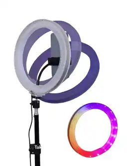 Falabella Aro de Luz RGB de 33 cm Doble Cara con Trípode 3D-33 oferta