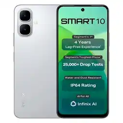 Falabella Celular Smart 10 256GB 4GB Ampliable a 8GB Plata oferta