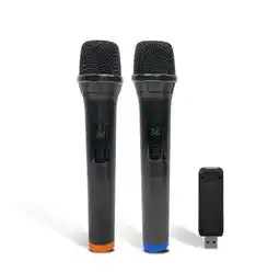 Falabella Microfno Inalambrico Duo V-16U X2 Negro Compatible oferta