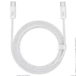 Falabella Cable C a C 100W Trenzado 2M Blanco oferta