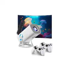 Falabella Proyector De Imagen + Game Clásicos Integrados + Controles oferta