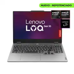 Falabella Portátil LOQ Ryzen 7 250 Ram 24GB SSD 512GB RTX 5060 8GB 15,6 FHD 144Hz oferta