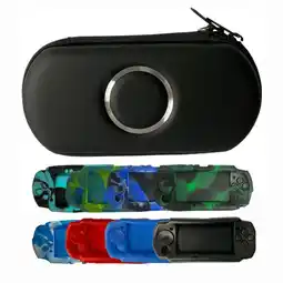 Falabella Estuche Protector Negro + Silicona Compatible Psp 2000/ 3000 oferta