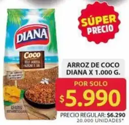 Ara Diana de arroz de coco oferta