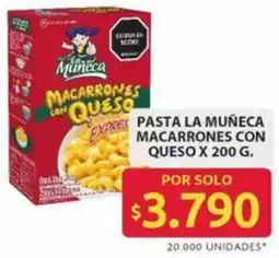 Ara La muñeca expres pasta macarrones con queso oferta