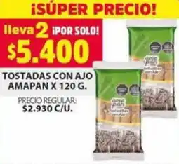 Ara Amapan tostadas con ajo oferta