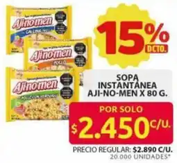 Ara Aji-no-men sopa instantanea oferta