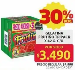 Ara Frutiño gelatina tripack oferta