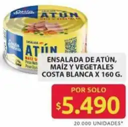 Ara Ensalada de atún, maíz y vegetales costa blanca oferta
