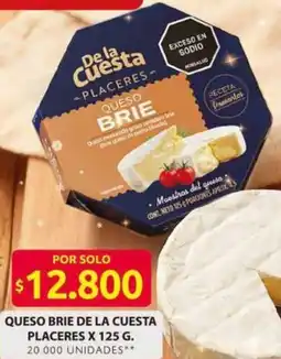 Ara De la cuesta queso brie placeres oferta