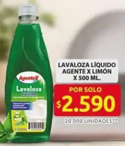 Ara AgenteX lavaloza líquido limón oferta