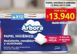 Ara Arbora papel higiénico oferta