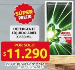 Ara Ariel detergente líquido oferta