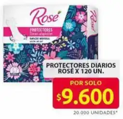 Ara Rosé protectores diarios oferta