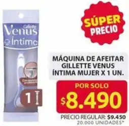 Ara Gillette venus máquina de afeitar intima mujer oferta