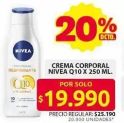 Ara Nivea Q10 crema corporal oferta