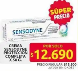 Ara Sensodyne crema protección completa oferta