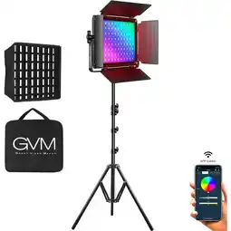 Falabella Luz led gvm 1000d bicolor rgb profesional tripode softbox oferta