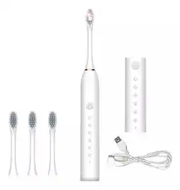 Falabella Cepillo Dental Electrico Para Adulto 3 Cabezales Vibra blanco oferta