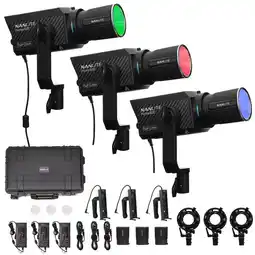 Falabella Combo 3 Luces Forza 60C RGB NANLITE Luz LED para Fotografia Video oferta