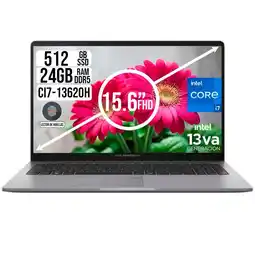 Falabella PORTATIL EXPERBOOK INTEL CORE I7-13620H SSD 512GB RAM 24GB 15.6 FHD oferta