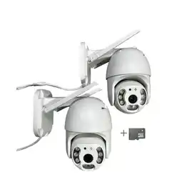 Falabella Combo 2 Cámara Ptz Robótica Ip Wifi Exterior 360° + SD 128 GB oferta