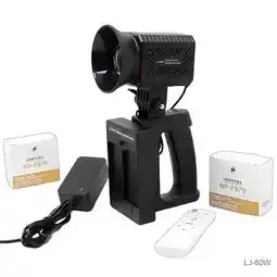 Falabella Iluminador de Mano para Foto y Video + RGB + 2 Baterías 60W oferta