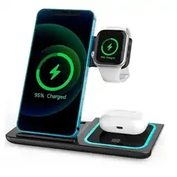 Falabella Estacion de Carga Inalambrica 3 en 1 Compatible Iphone oferta