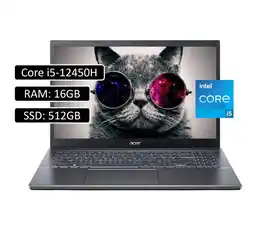 Falabella Portatil A515 Intel Core i5 12450H Ssd 512GB Ram 16GB 15.6” Fhd Win 11 home oferta