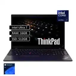 Falabella Portatil Thinkpad E16 Ultra 7 155U Ram 16Gb Ssd 512Gb Win11 Pro 16P oferta