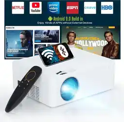 Falabella Proyector de video Full HD 1080P Proyector Bluetooth WiFi oferta