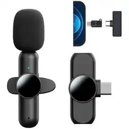 Falabella Microfono De Solapa Inalambrico Tipo C Doble Transmisor F1 oferta