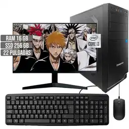 Falabella COMPUTADOR INTEL CORE I3-10105 SSD 256GB RAM 16GB LED 22 FHD oferta