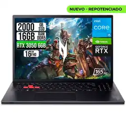 Falabella PORTATIL NITRO LITE INTEL I5-13420H RTX 3050 6GB SSD 2TB RAM 16GB 16 FHD 165Hz oferta