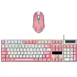 Falabella Combo Teclado Y Mouse Retroiluminado M450 Rgb Full Color oferta