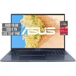 Falabella VIVOBOOK AMD RYZEN 5-5600H SSD 2TB RAM 16GB LED 156 FHD oferta