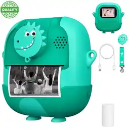 Falabella Cámara Infantil Instantánea Térmica Para Niños Dinosaurio Verde oferta