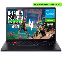 Falabella PORTATIL NITRO LITE INTEL I5-13420H RTX 3050 6GB SSD 512GB RAM 24GB 16 FHD 165Hz oferta