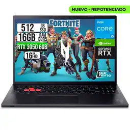 Falabella PORTATIL NITRO LITE INTEL I5-13420H RTX 3050 6GB SSD 512GB RAM 16GB 16 FHD 165Hz oferta