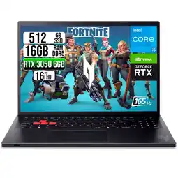 Falabella PORTATIL NITRO LITE INTEL I5-13420H RTX 3050 6GB SSD 512GB RAM 16GB 16 FHD 165Hz oferta