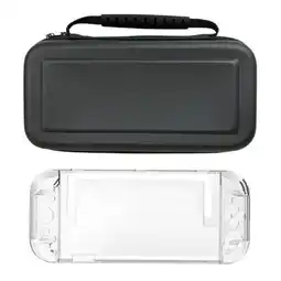 Falabella Estuche Rígido Liso + Acrilico Transparente Compatible Con Switch 2 oferta