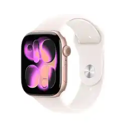 Alkomprar AppleWatch Series11 GPS de 46mm Caja de Aluminio enOro Rosa, Correa Deportiva Rosa Rubor TallaS/M oferta