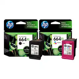 Falabella Cartucho 664xl negro y tricolor para impresora 4535 kit x 2 oferta